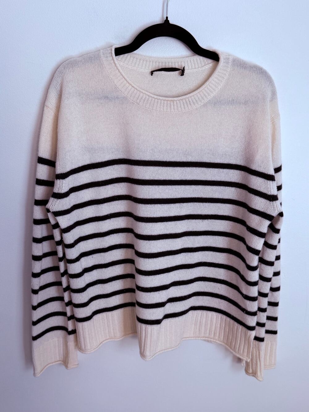 Jenni Kayne Striped Wool/Cashmere Sweater size medium